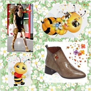 Hispanitas "Guinivere" Bootie w/ Bee